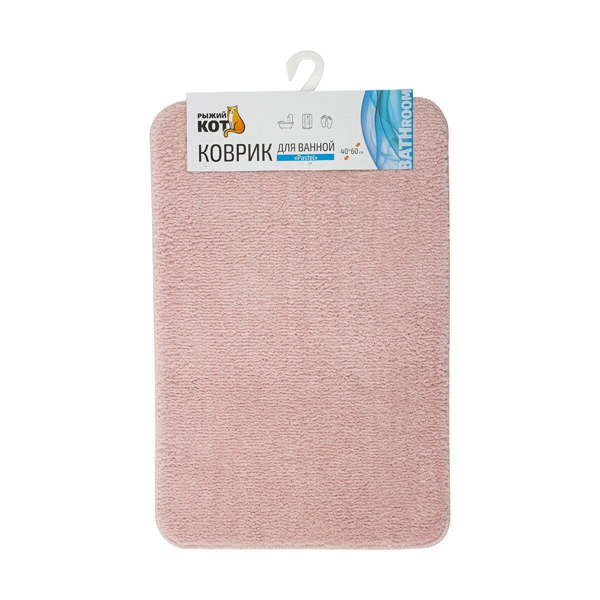 Коврик для ванной Рыжий кот 