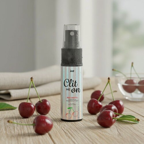 Изображение товара Спрей для тела INTT CLIT ME ON RED FRUITS , увлажняющий, гипоаллергенный, 12 мл