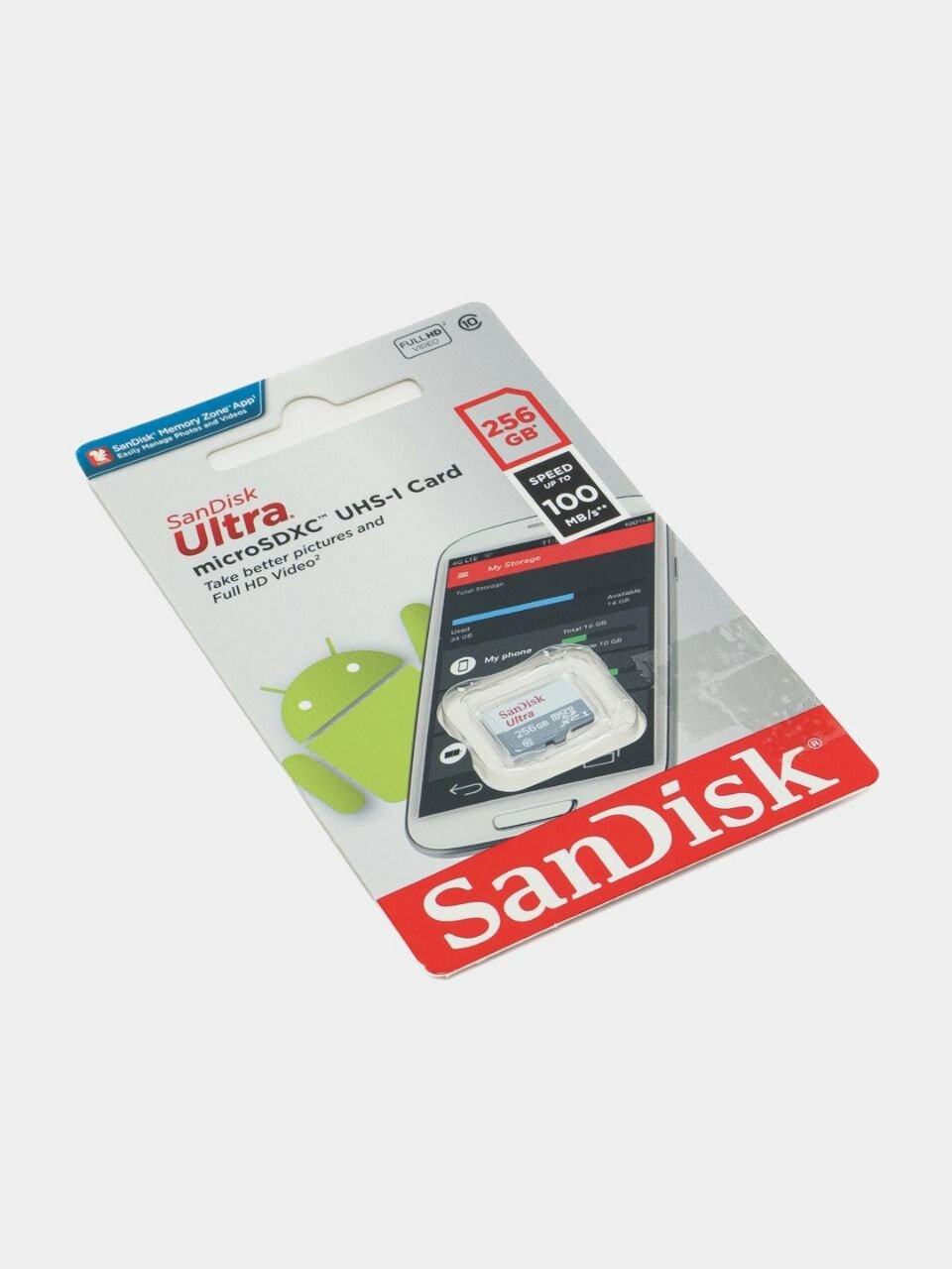 Карта памяти SanDisk Ultra 256GB microSD, высокая скорость и надежность для ваших устройств
