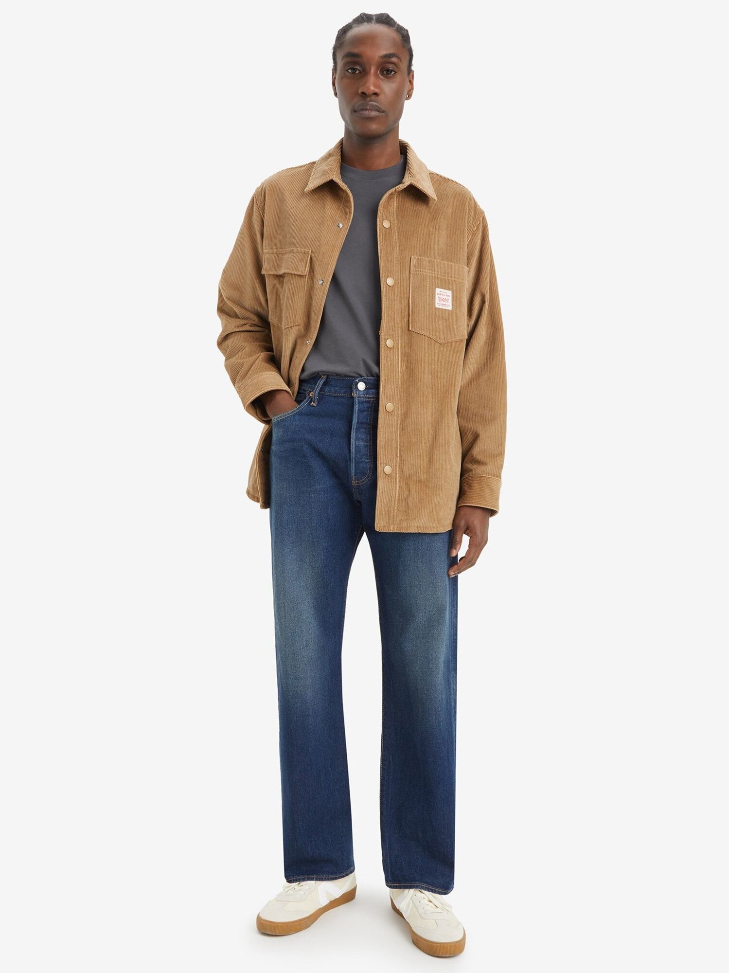 Джинсы классические Levi's 501 Original Fit, размер 32/34 JEAN, cиний — фото 1