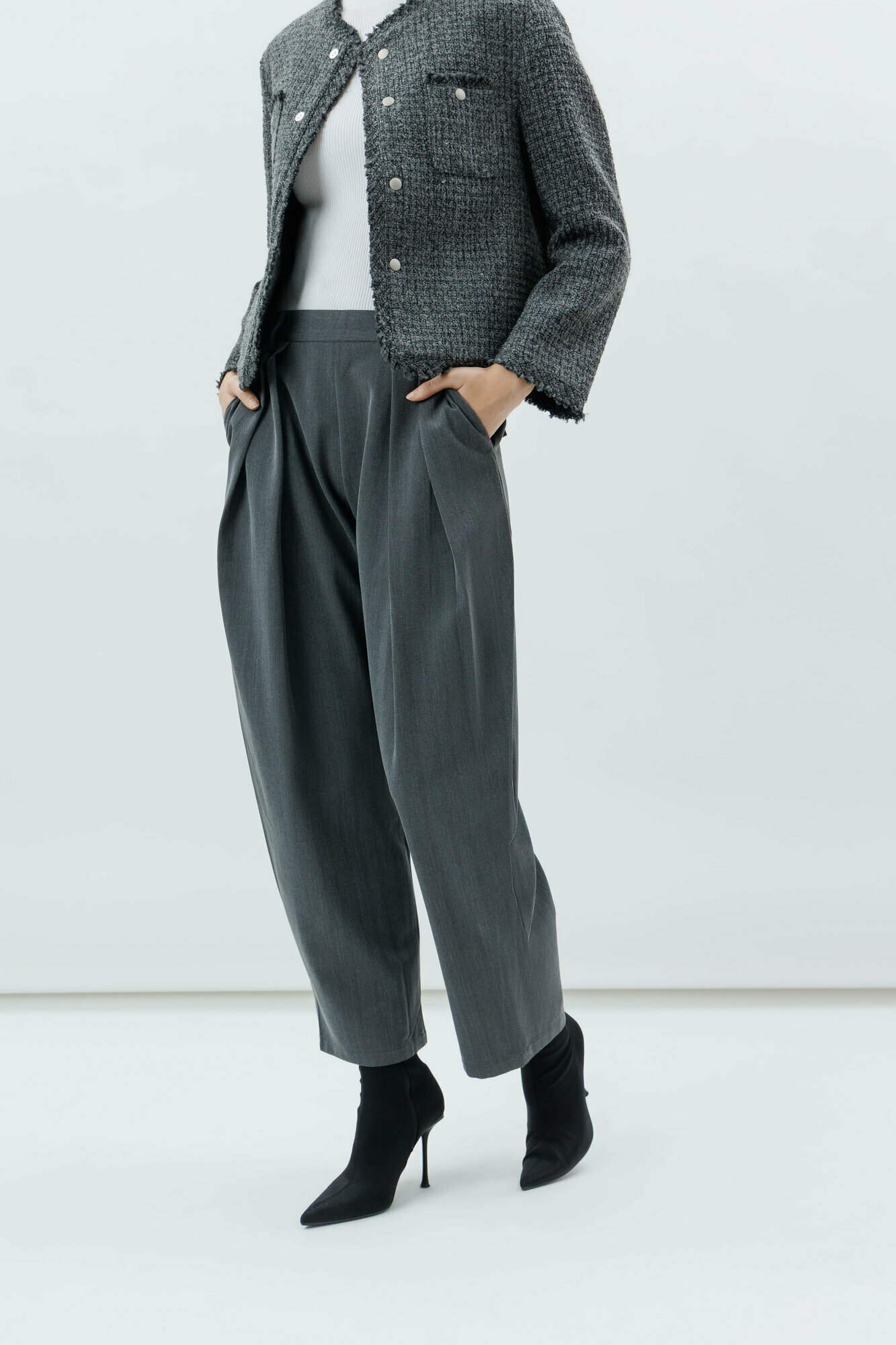 Брюки классические TERRA PRO, размер S, grey — фото 1