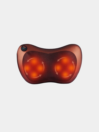 Массажная подушка Car & Home, с инфракрасным прогревом, для шеи и тела