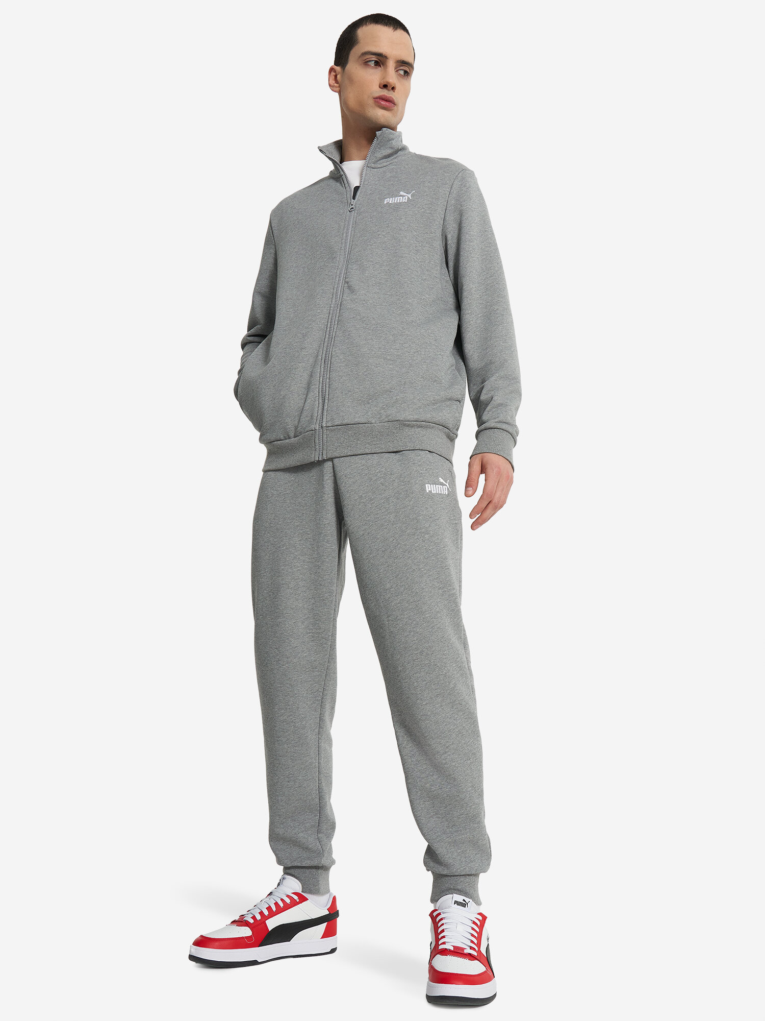 Костюм спортивный PUMA, размер M, серый — фото 1