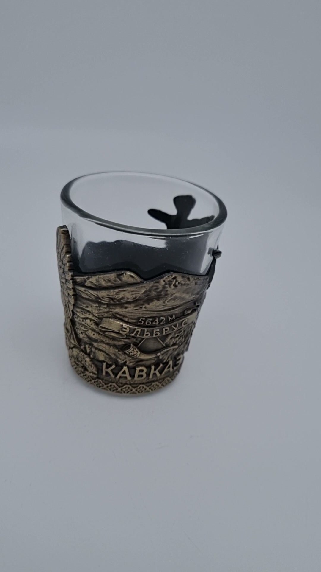 Стопка с металлической подставкой "Кавказ" — фото 1