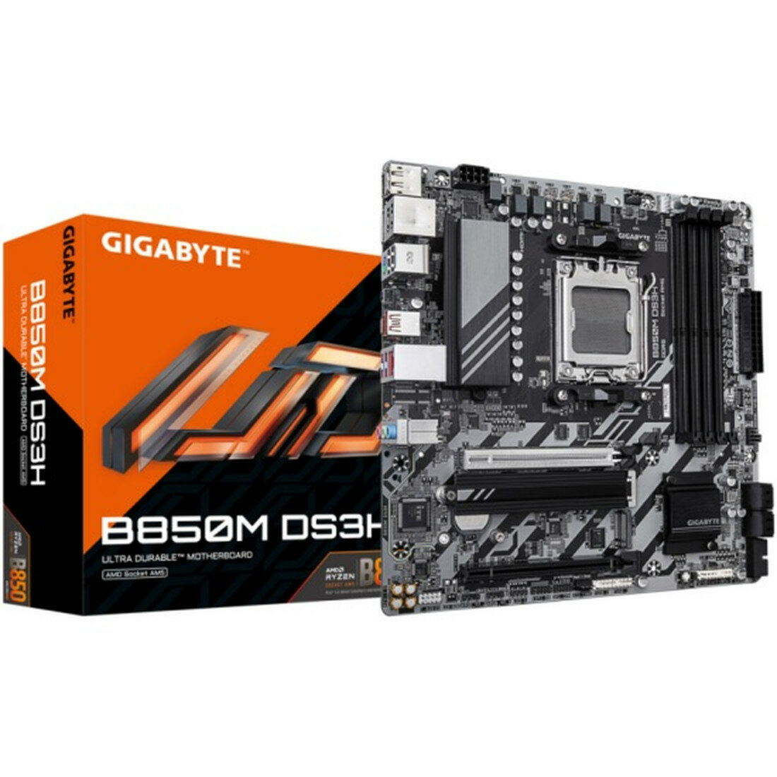 Материнская плата GIGABYTE B850M DS3H, AM5, mATX
