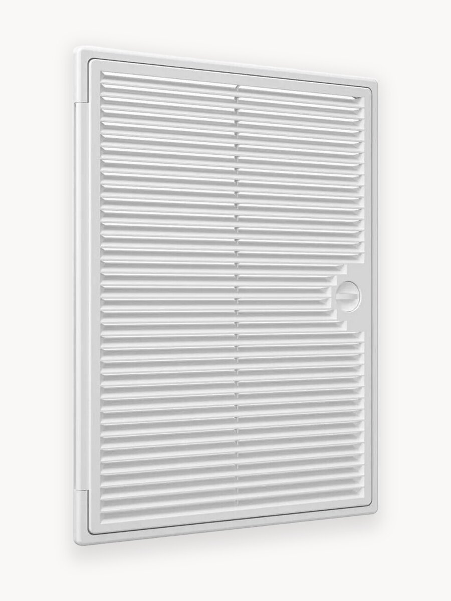 Люк-решетка ревизионный EVECS 3040ДФ Декофот, 300х400 мм, пластиковый, вентилируемый, накладной