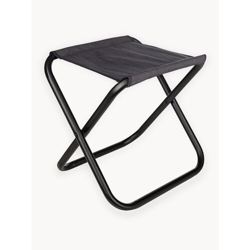 Стул туристический складной FB-014, размер 40х34х38, чёрный (меланж)