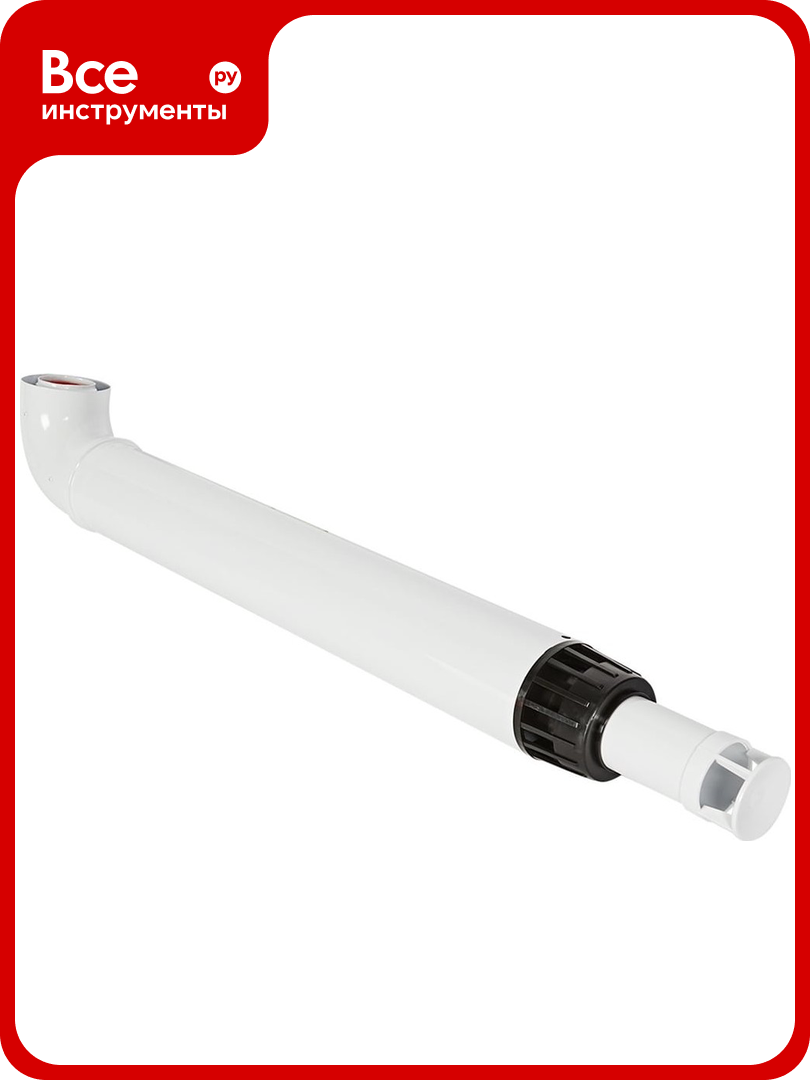 Комплект дымохода ROMMER антилед универсальный 60/100 - 1000 мм RCA-6010-251000 RG0091CSP6DRQ0