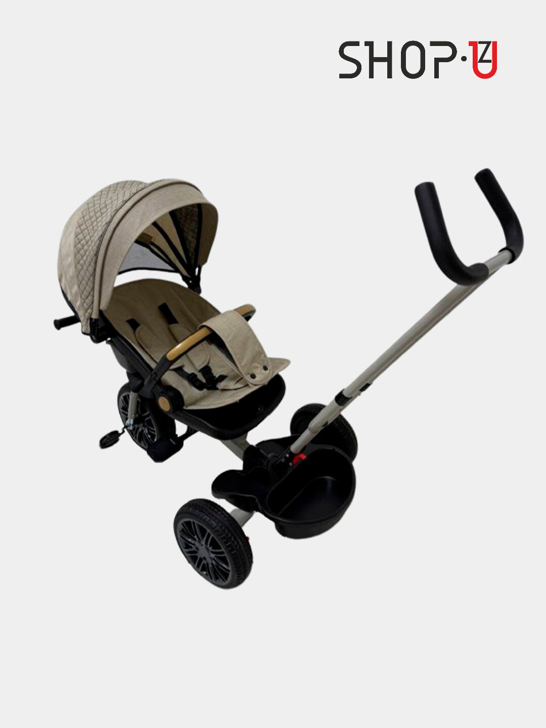 Детский велосипед, трехколесный, устойчивая конструкция — фото 1