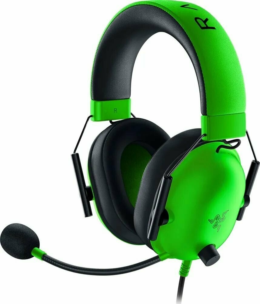 Игровые наушники Razer BlackShark V2 X, зеленый