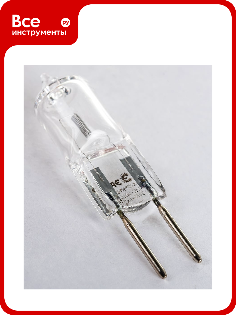 Галогенная лампа ЭРА GY6.35JC35W12V капсула 35 Вт нейтральный GY6.35 C0027371