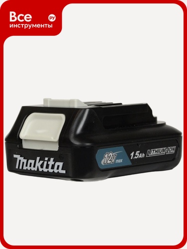 Изображение товара Аккумулятор Makita BL1016, Li-Ion 12 В, 1.5 Ач, слайдерный, для электроинструментов