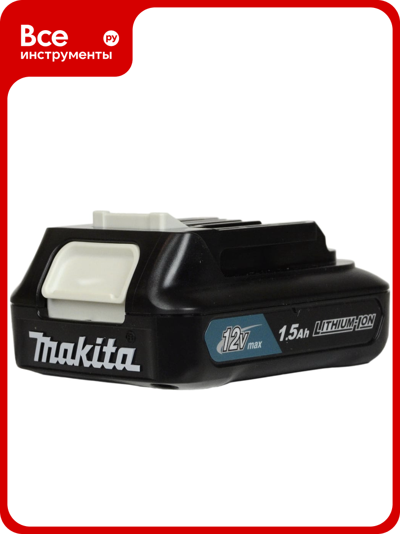 Аккумулятор BL1016 (12 В 1.5 Ач Li-Ion) Makita 197393-5