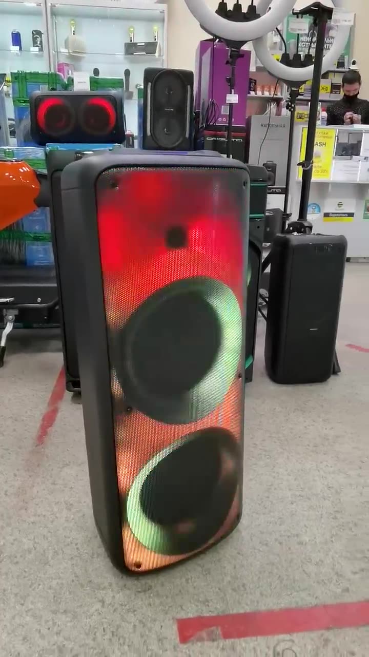 Колонка SH 309 M 3, 4Вт, 3 часа непрерывной работы, Bluetooth, RGB подсветка — фото 1