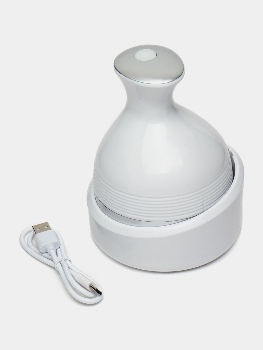 Массажер для головы, электрический, "пальчиковый", для лица, шеи, спины, плеч