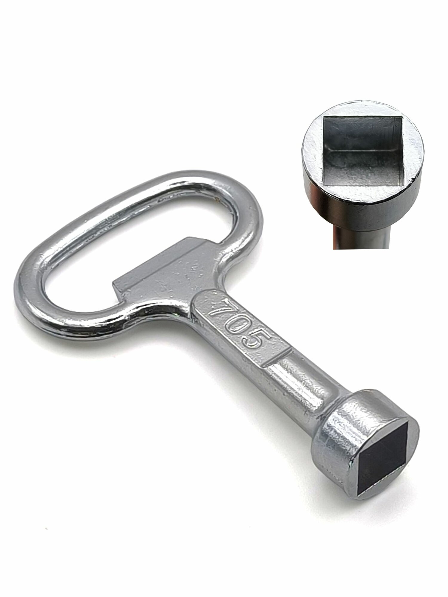 Ключ четырехгранный квадрат для щитка и электрошкафов 8мм 1 шт