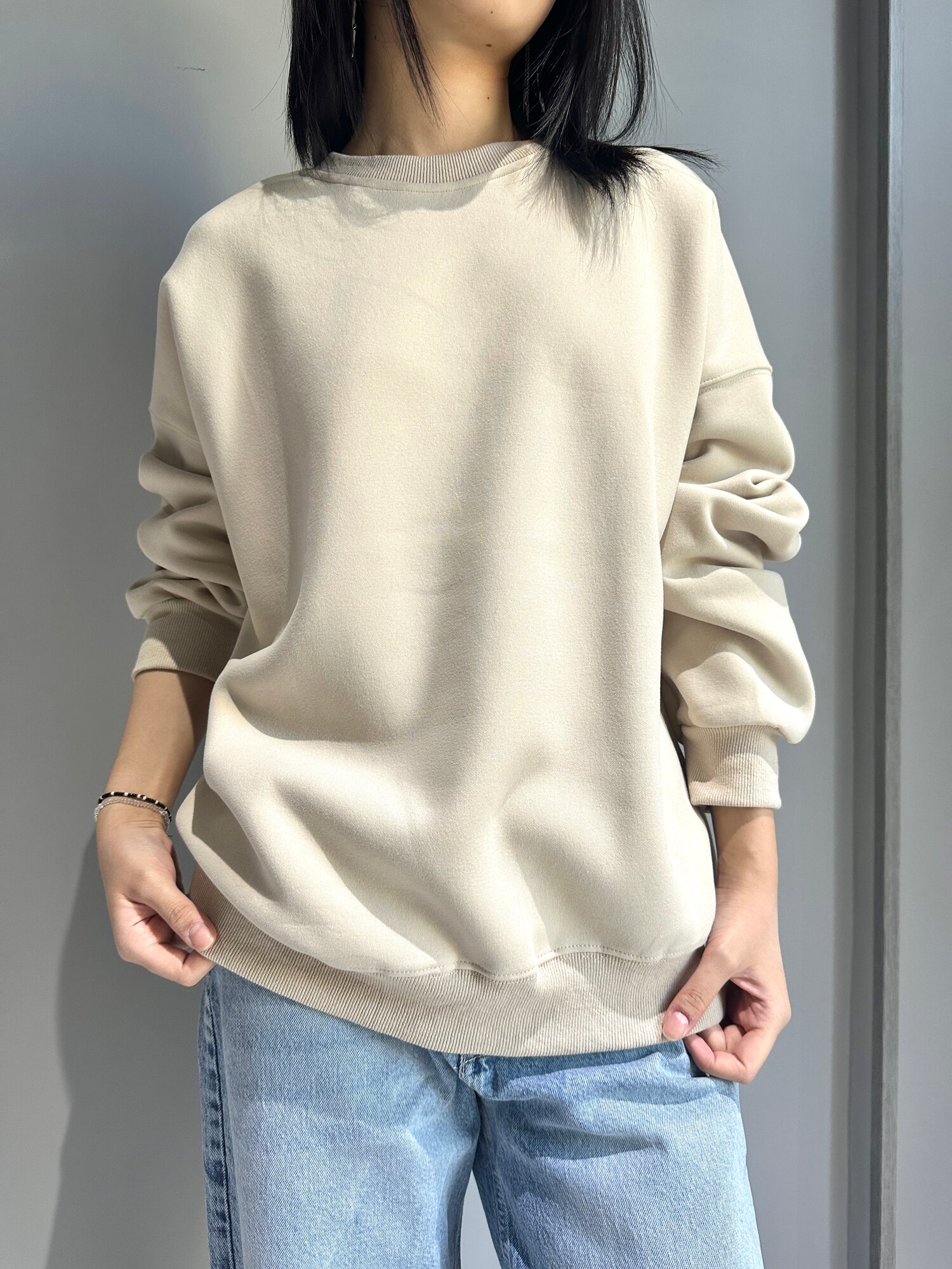 Свитшот INK Бежевый, Черный, размер Std, , бежевый — фото 1