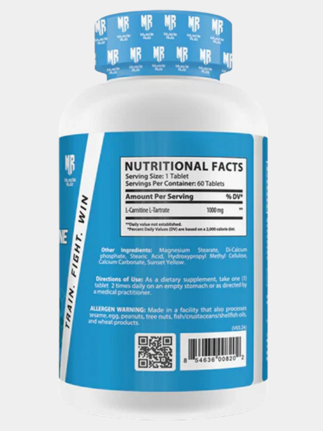 L-Carnitine, карнитин 1000 мг, 60 таблеток, халяль, США — фото 1