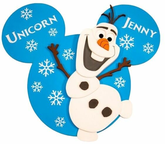 Светильник в виде Олафа 