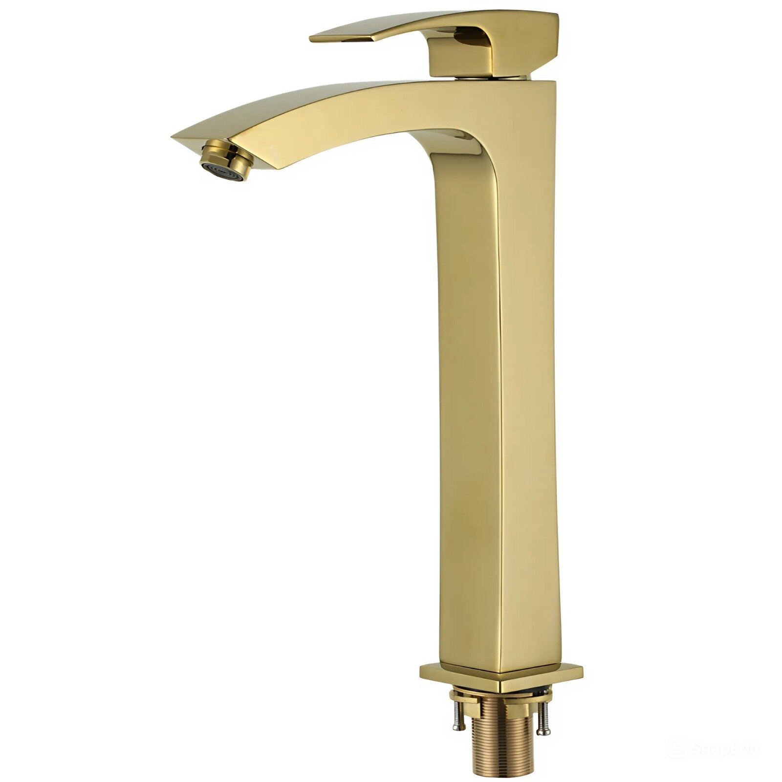 Смеситель для раковины высокий Gappo G1DG00BX7-NL32KV, золото