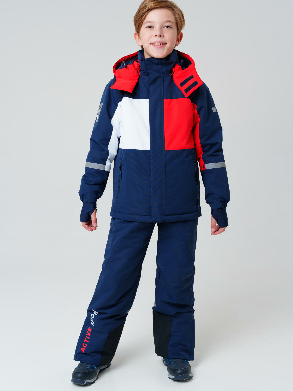 Комплект верхней одежды playToday размер 146  красный