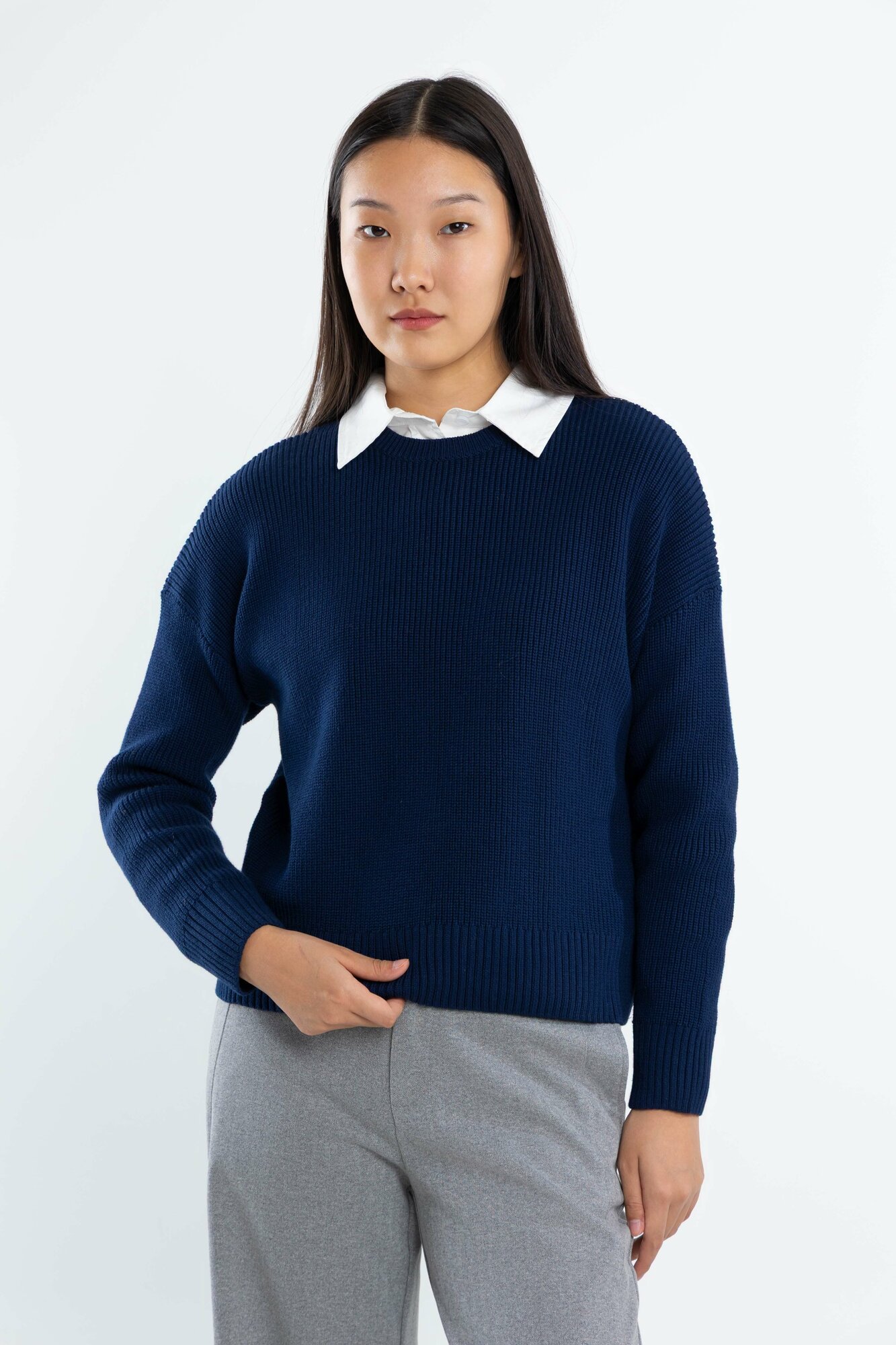 Джемпер TERRA PRO, размер S, navy