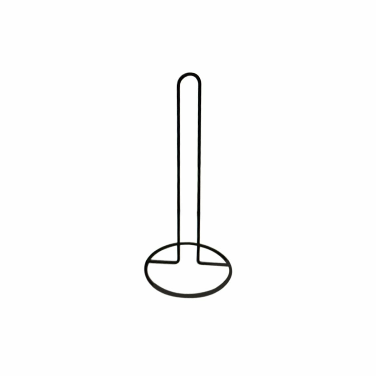 Держатель для бумажного полотенца TENERO металлический черный 13х27 см