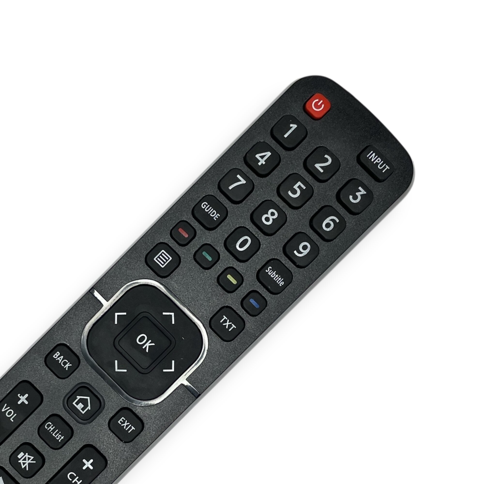 Универсальный пульт, для телевизор HISENSE ROSSO ИК, АБС-пластик, черный — фото 1