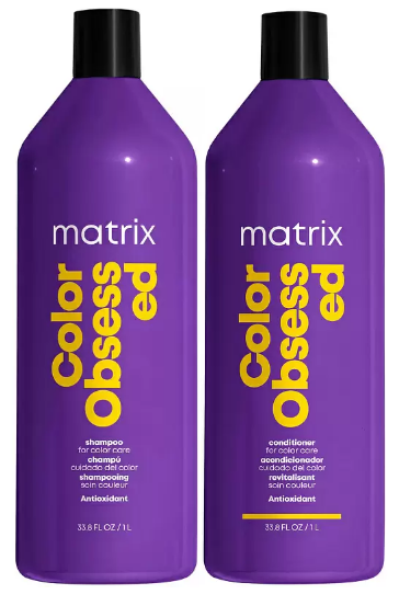 Matrix Набор для окрашенных волос Color Obsessed (шампунь 1000мл+кондиционер 1000мл)
