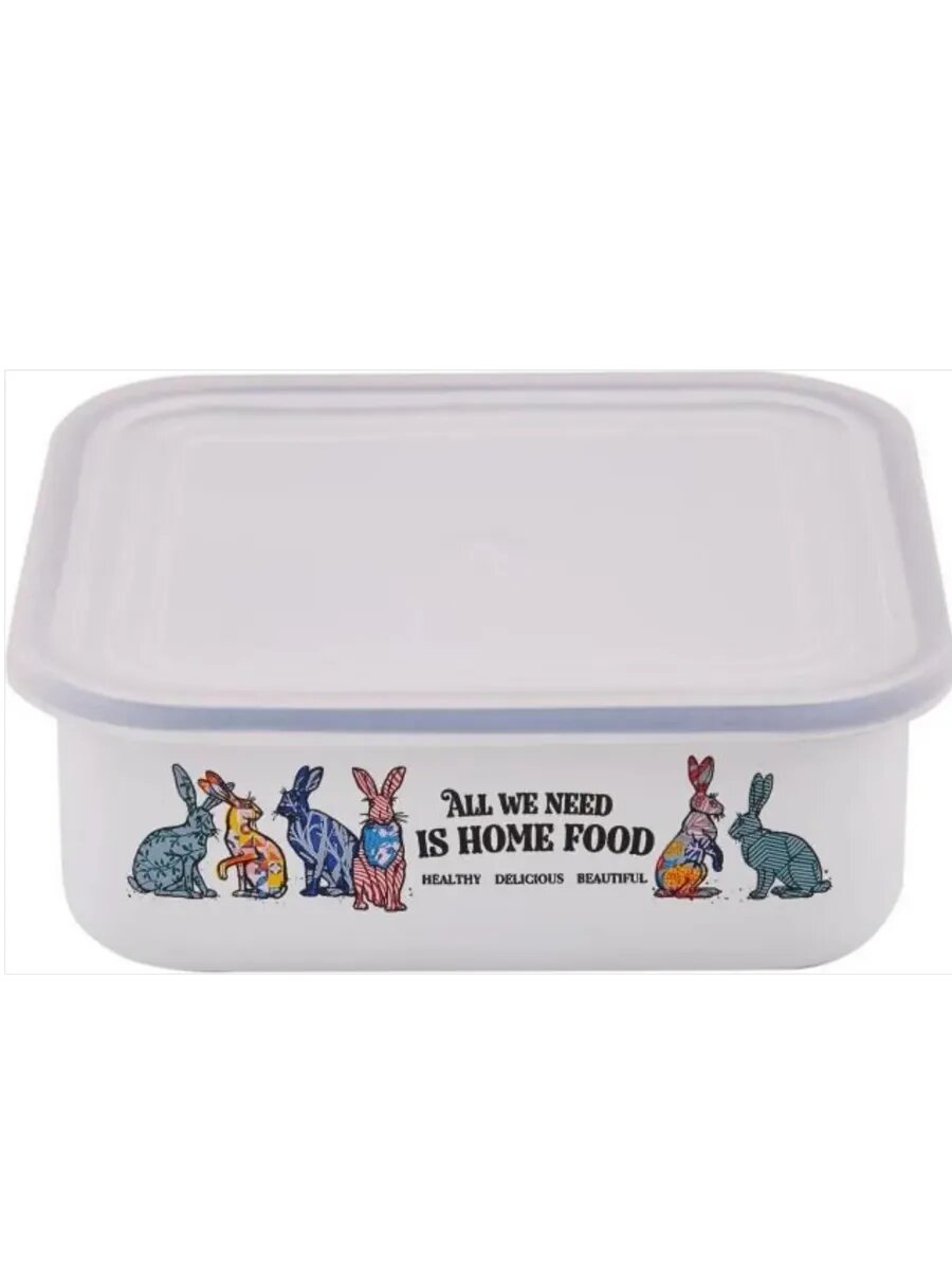 Пищевой контейнер для еды 01-2507п/4 1л с крышкой
