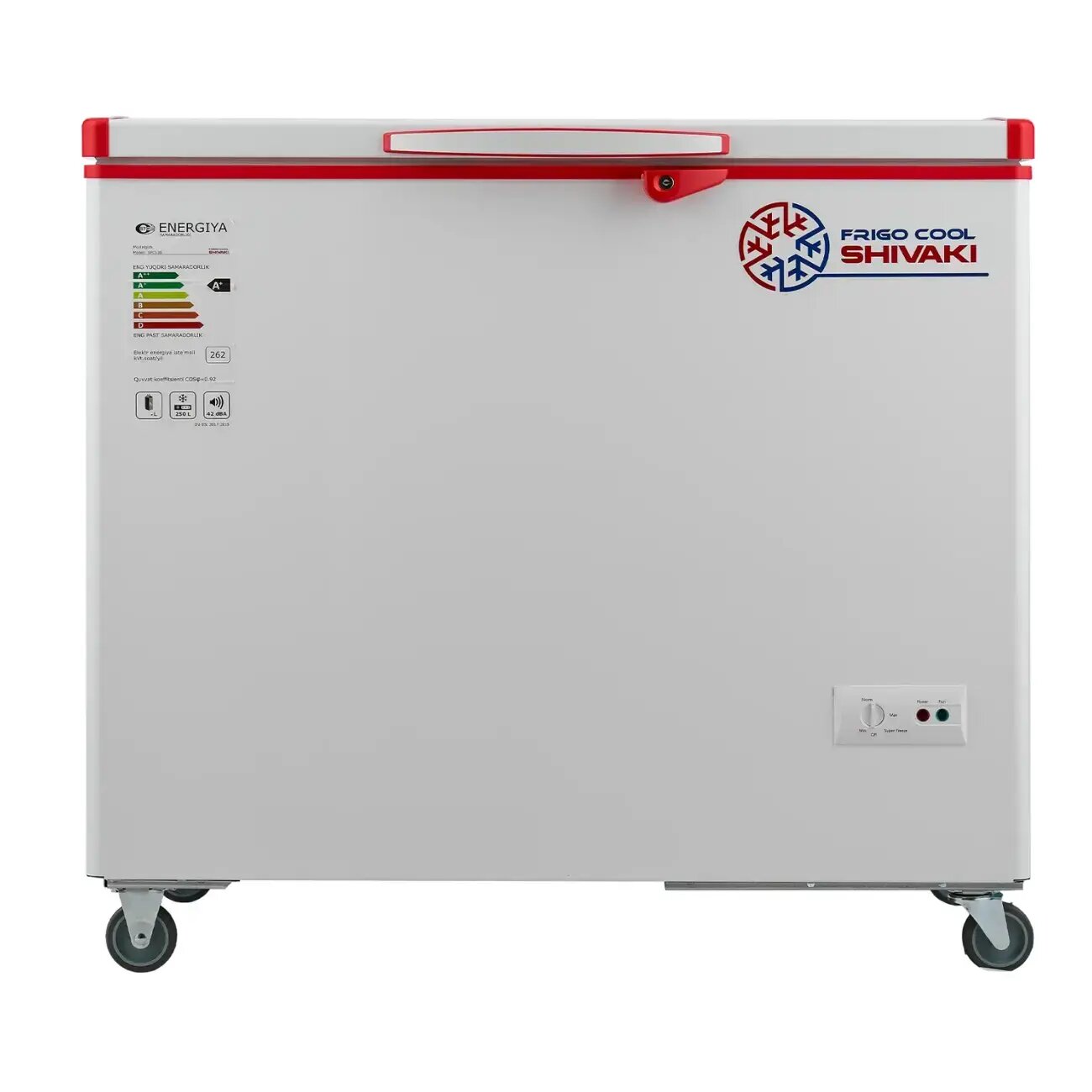 Морозильник Shivaki SFC130 Red, А+, FF0000, 1, 89.3 см, 60 см