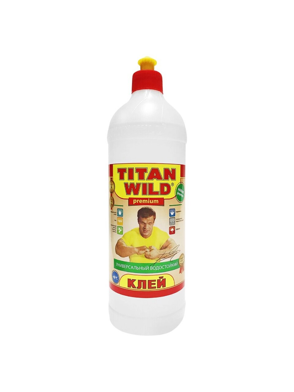 Клей Titan Wild универсальный прозрачный водостойкий 1 л TWP10 Premium