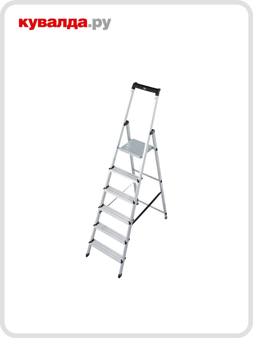 Стремянка алюминиевая KRAUSE MONTO SOLIDY 6 ступеней