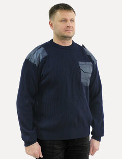 Изображение товара Свитер синий МЧС форма джемпер, Компания БВР, размер 58, Синий