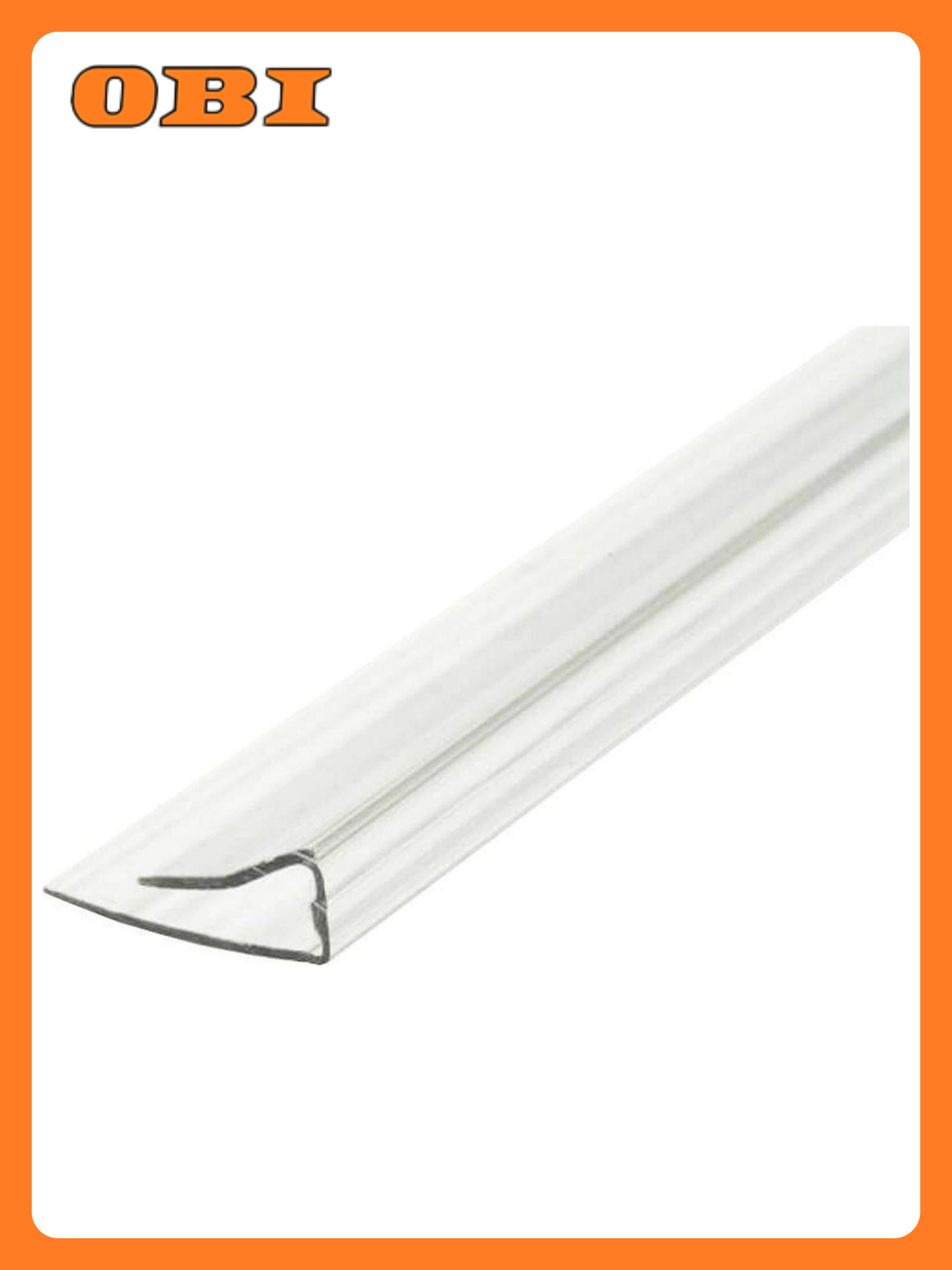 Профиль арочный пластиковый Novattro 2100х80х8 мм