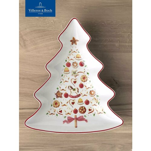 фото Villeroy & boch блюдо новогоднее "елка" 27 см, winter bakery delight, премиум-фарфор