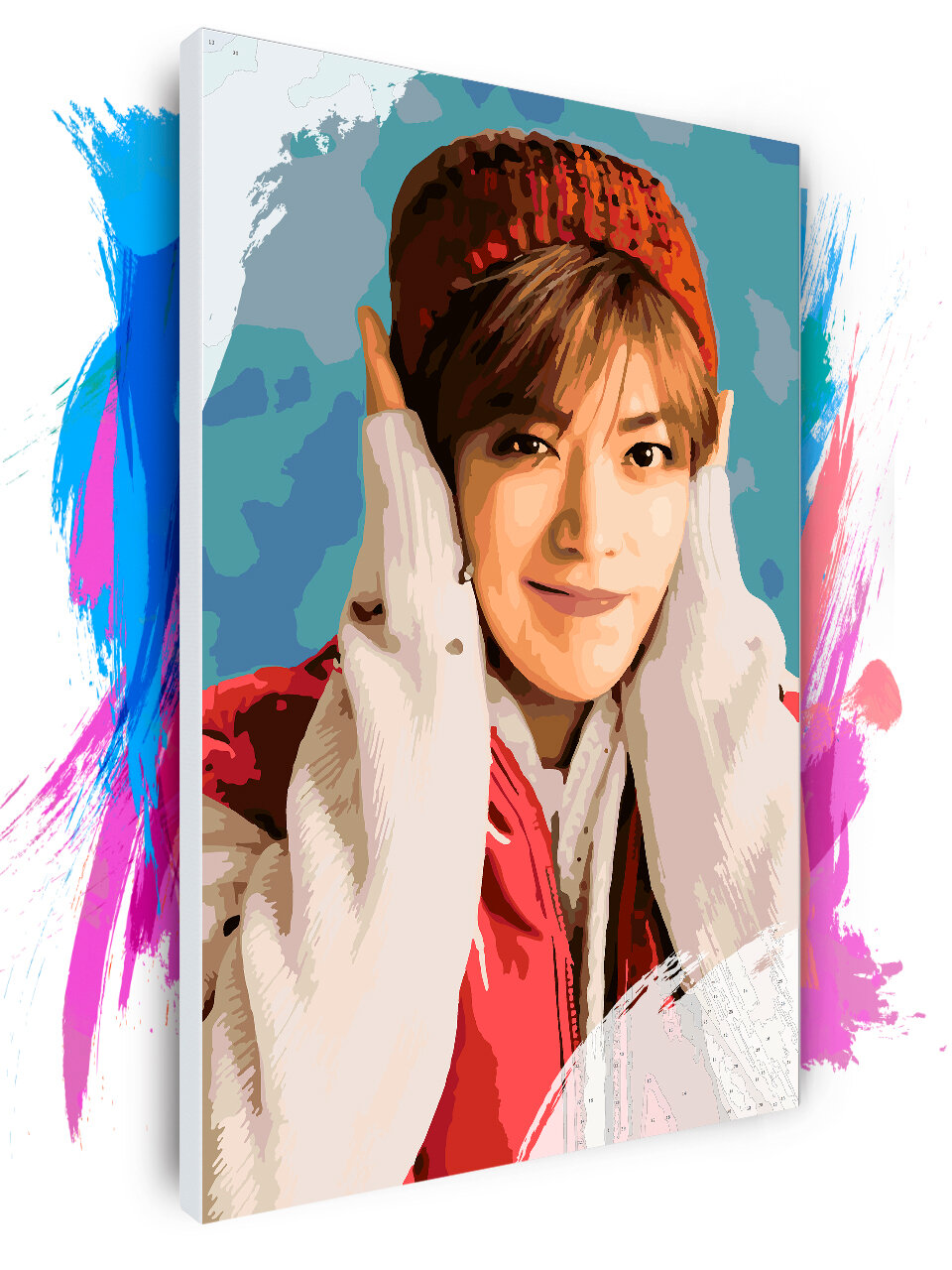 Картина по номерам на холсте NCT 127 - Юта 50 х 80 см