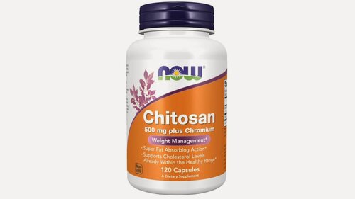 Изображение товара Now Foods NOW Chitosan Plus 500 мг, Хитозан плюс хром, 120 капс.