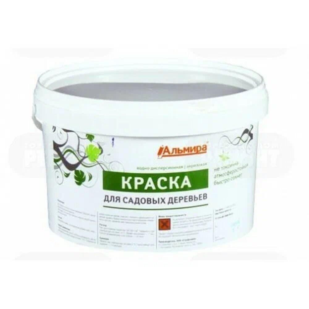 Побелка для садовых деревьев  Альмира   акриловая  ведро  1 5кг