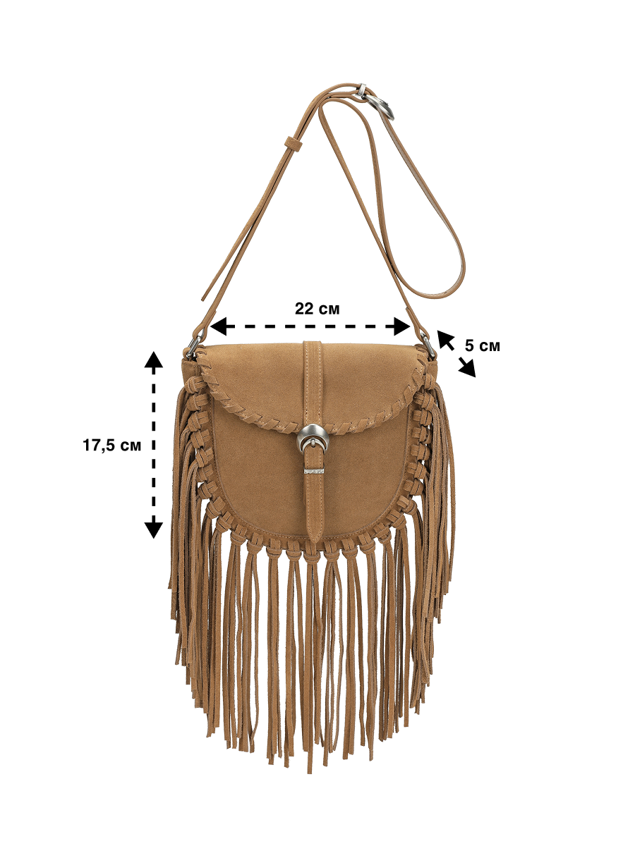 Сумка кросс-боди Paprika Bag Italy, горчичный, коричневый — фото 1