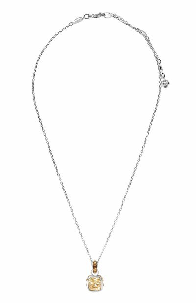 Колье SWAROVSKI, кристаллы Swarovski, длина 45 см, серебряный — фото 1