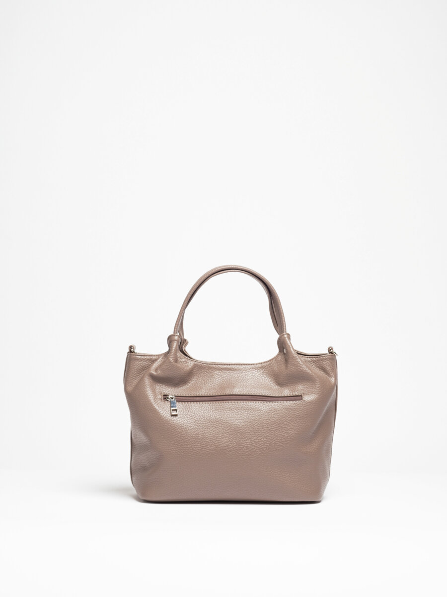 Сумка Vittoria Vicci, фактура зернистая, мокко — фото 1