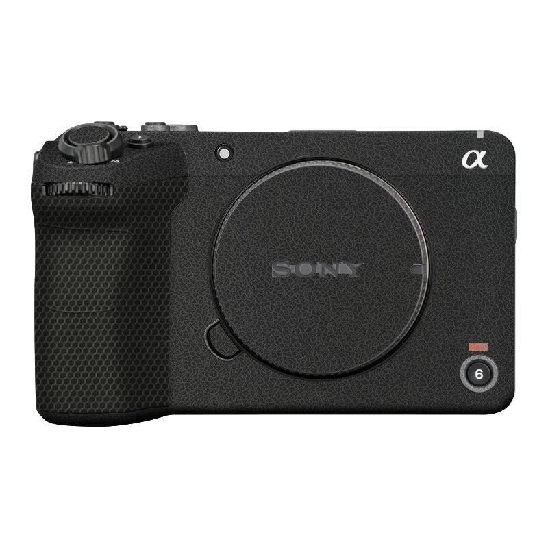 Мебентанг Карбоновая волоконная защитная пленка для Sony FX30 полный кадр, кожаная текстура черный