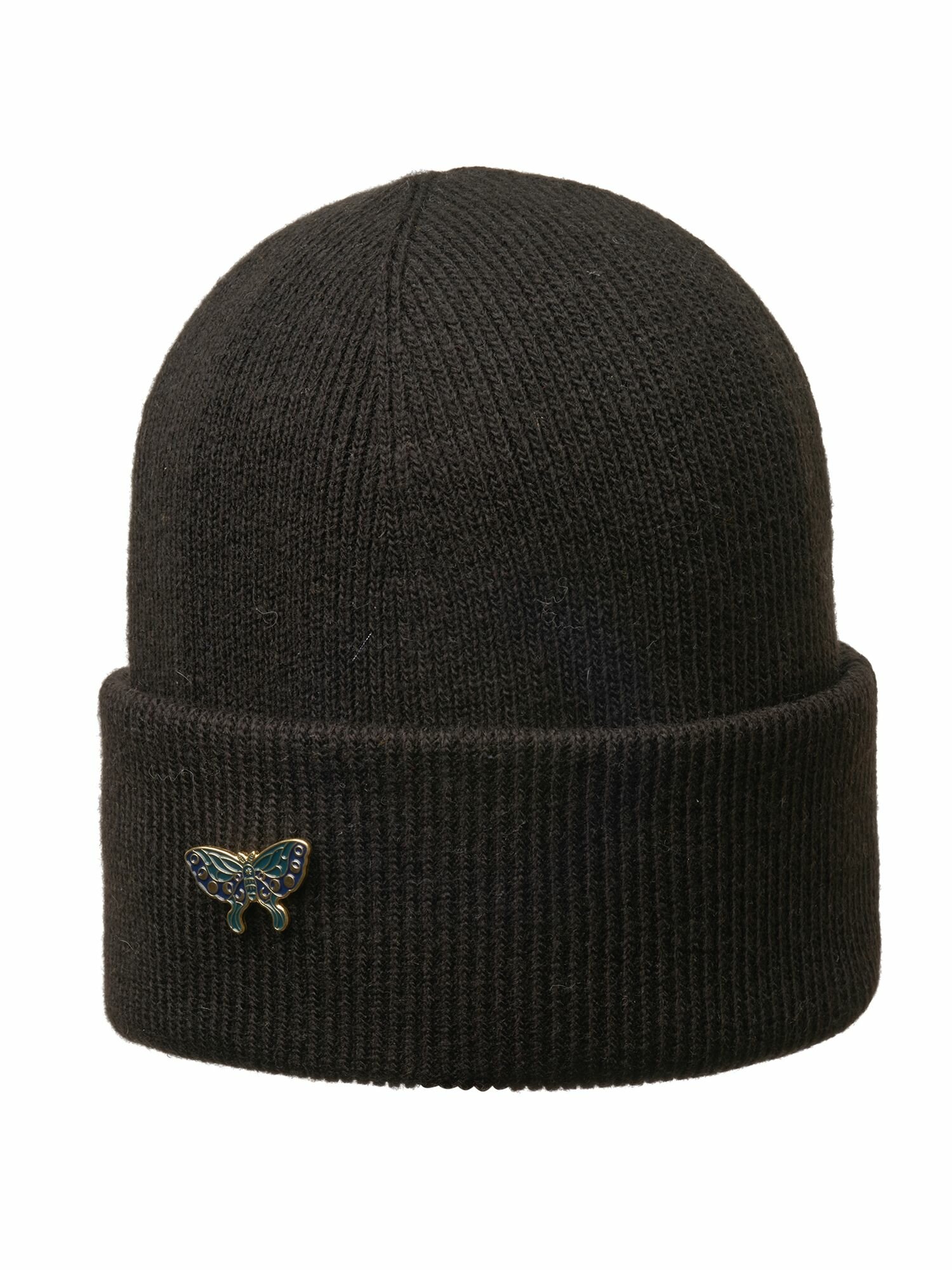 Шапка-бини Андерсен Весна-лето 2024 для девочек, размер 54-56, черный — фото 1