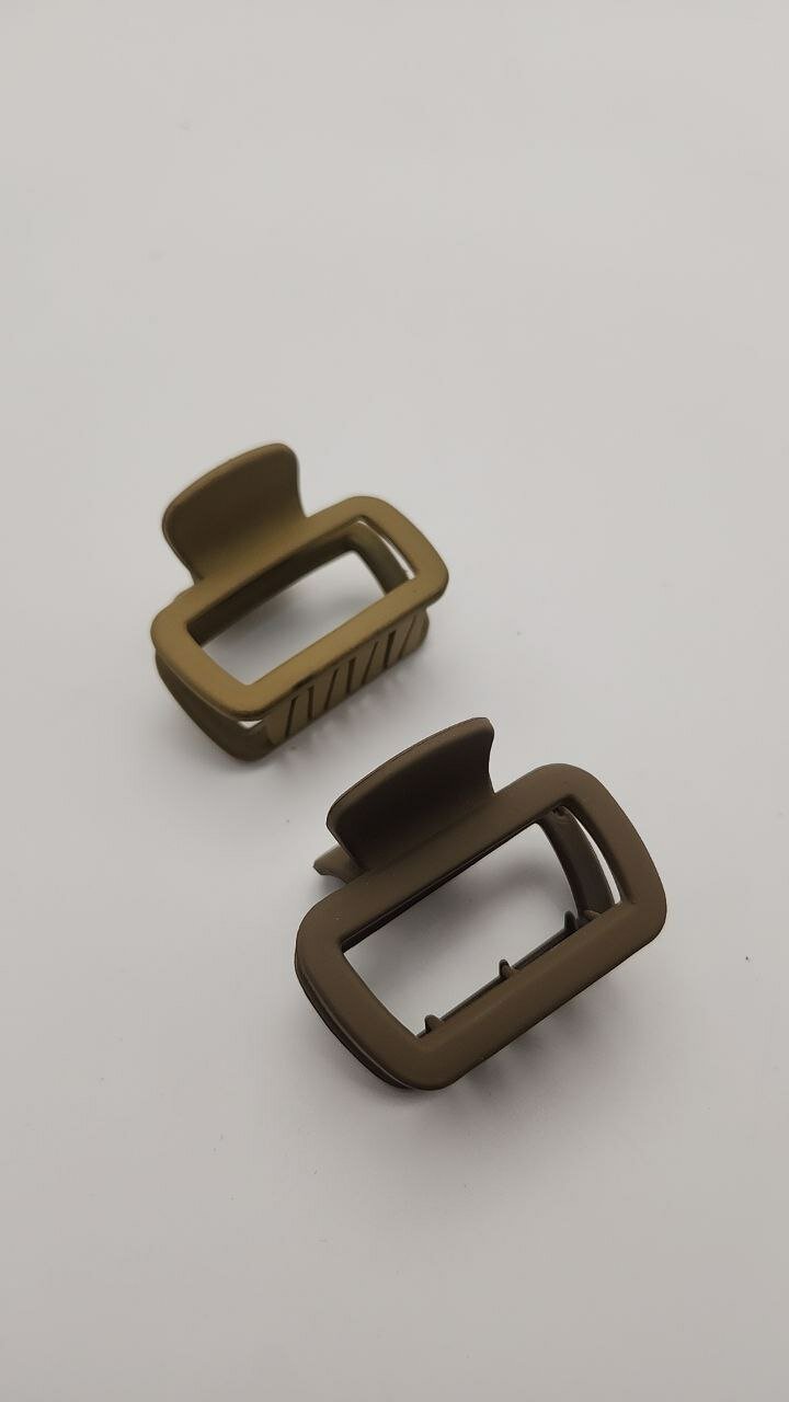 Крабики для волос, с матовым покрытием, заколка, для девочек — фото 1