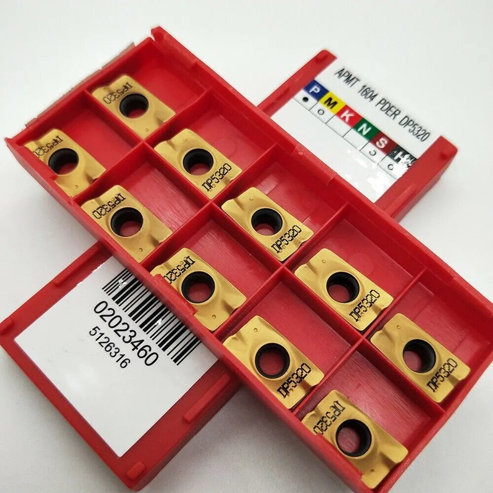 10 шт. APMT1604PDER DP5320 фрезерные твердосплавные пластины для стали для BAP 400R