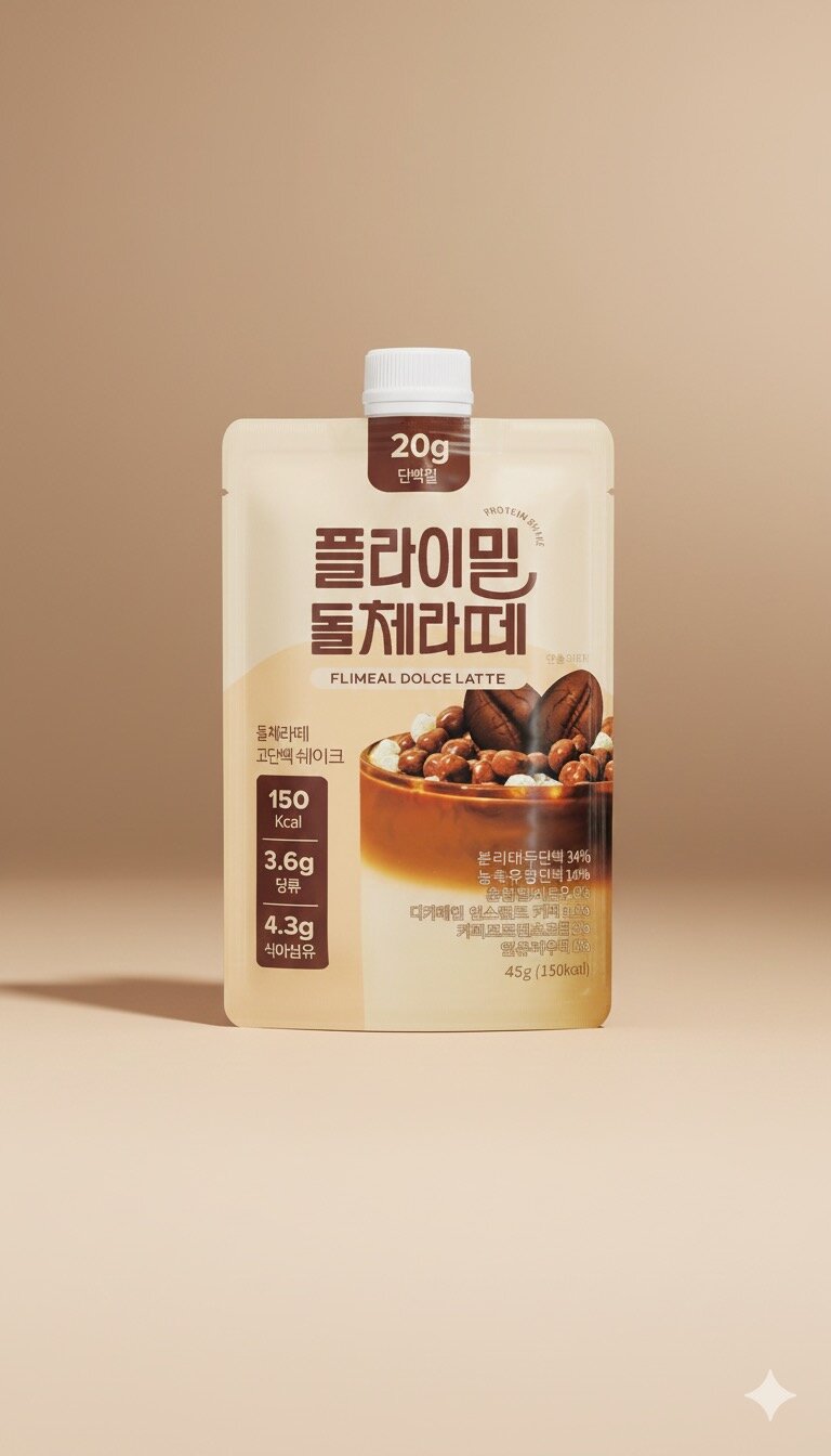 Протеиновый коктейль Flimeal "Дольче Латте", молочный, без ГМО — фото 1