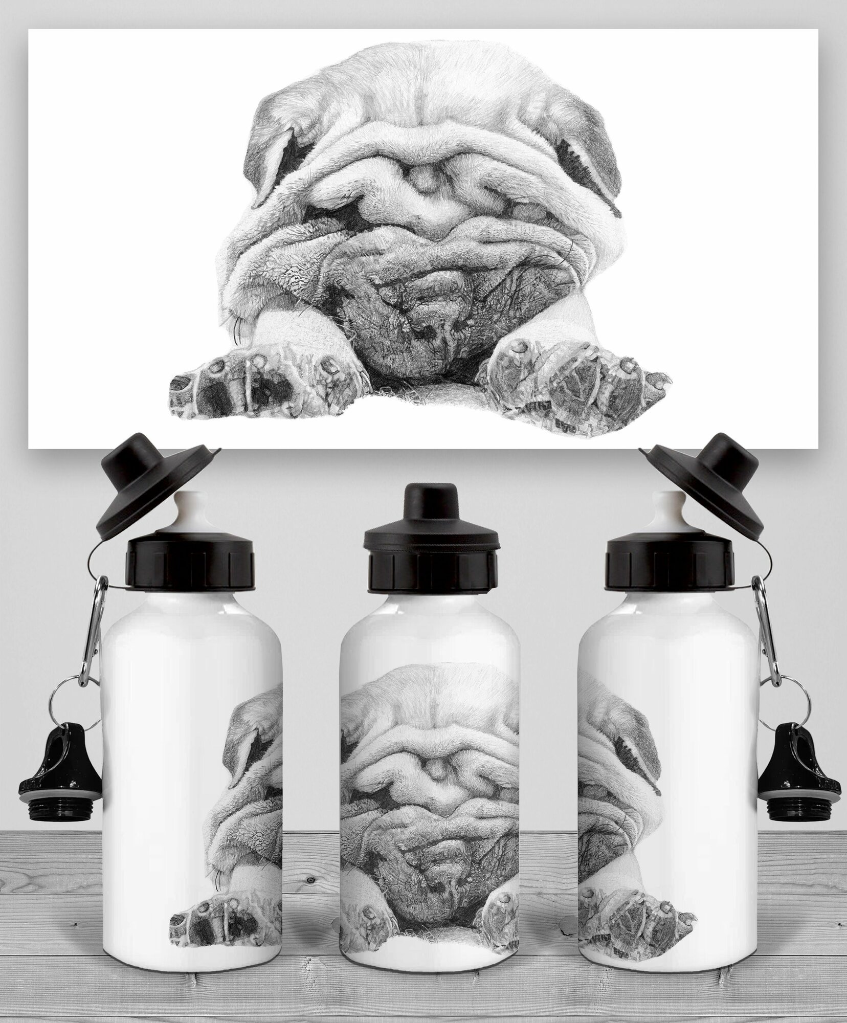 Бутылка Шарпей