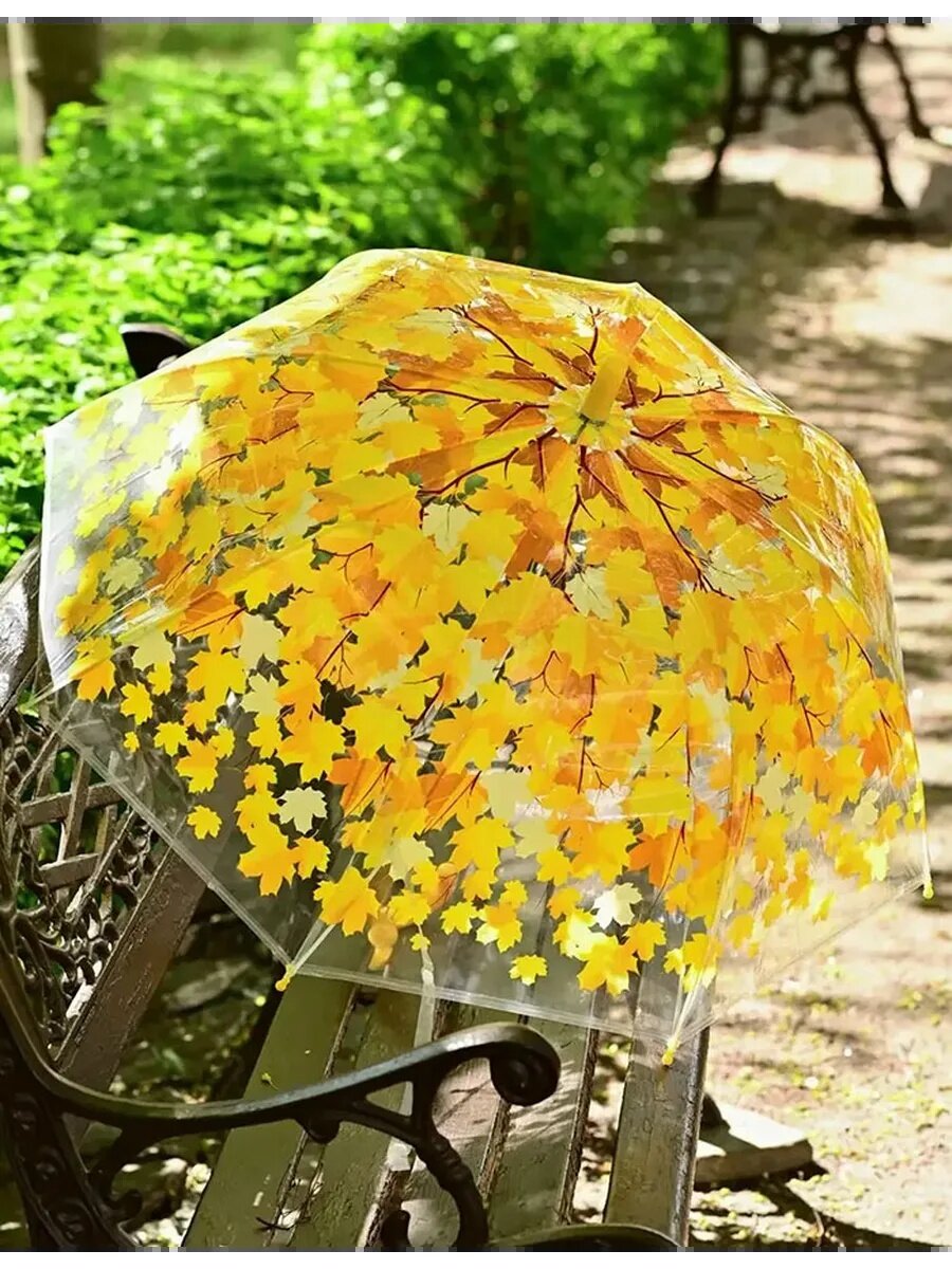 Зонт-трость , Желтый — фото 1