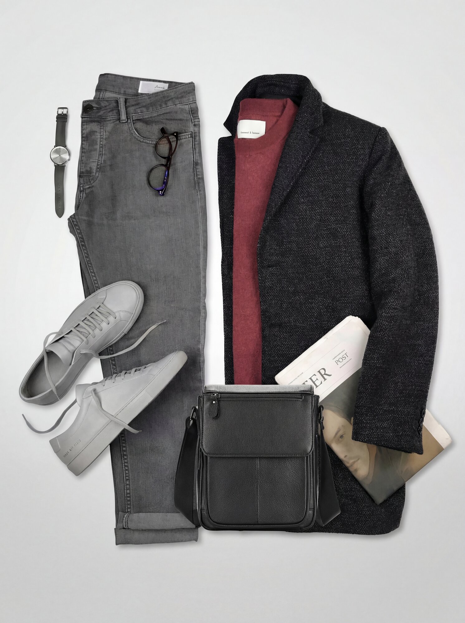 Сумка FAUSTINI, фактура матовая, гладкая, черный — фото 1